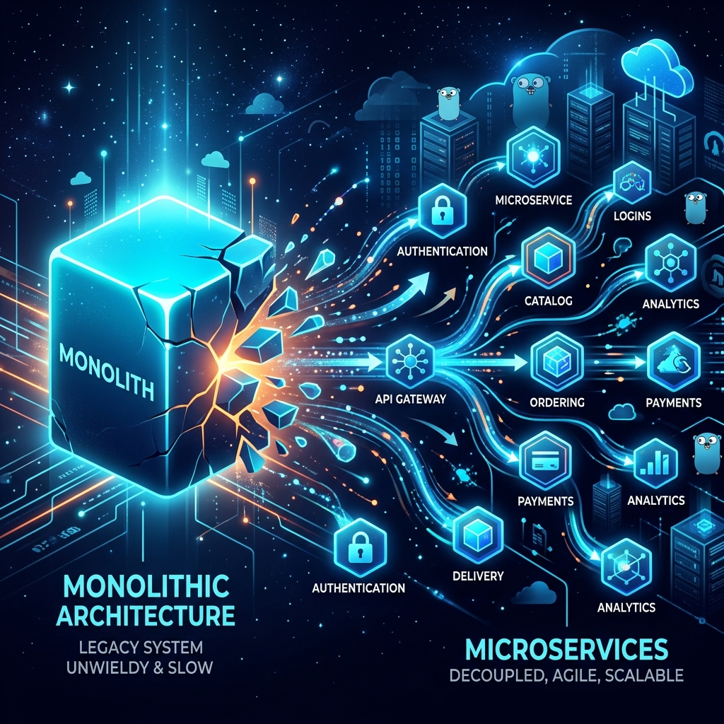 Migrating Monoliths to Go Microservices